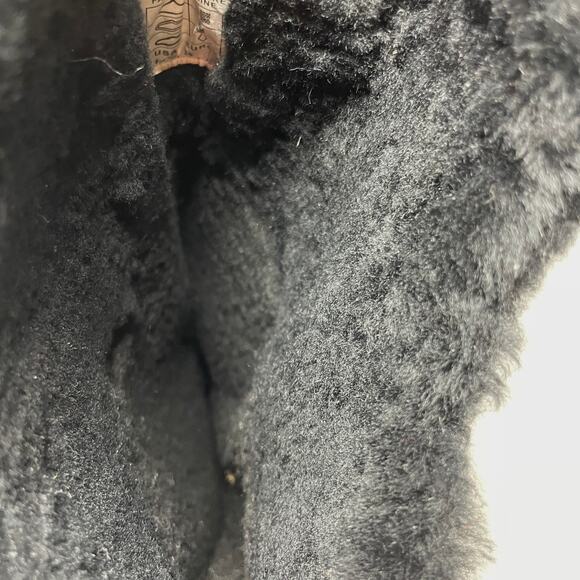 PAJAR Knee High Faux Fur Snow Boot With Buckle In Black Size 8.5 - Picture 9 of 10